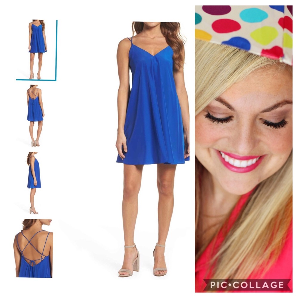 A By Amanda Declan Mini Dress SZ XL Strappy Back